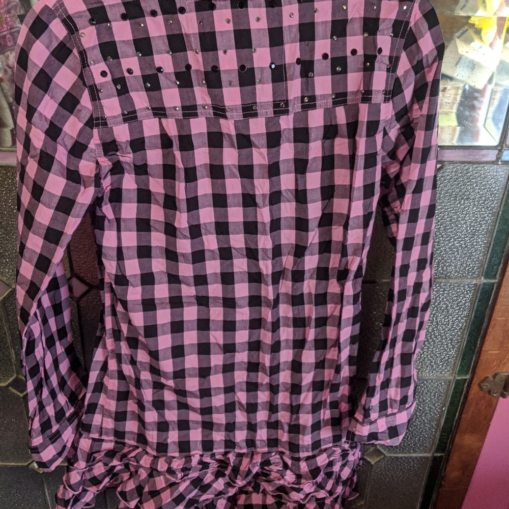 Pink! Victoria Secret Studded Mini Dress/Tunic - Picture 5 of 9